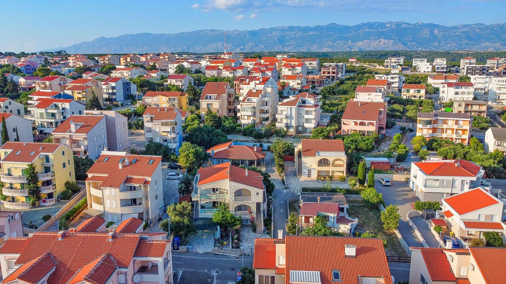 Apartments Jasna Novalja Bagian luar foto