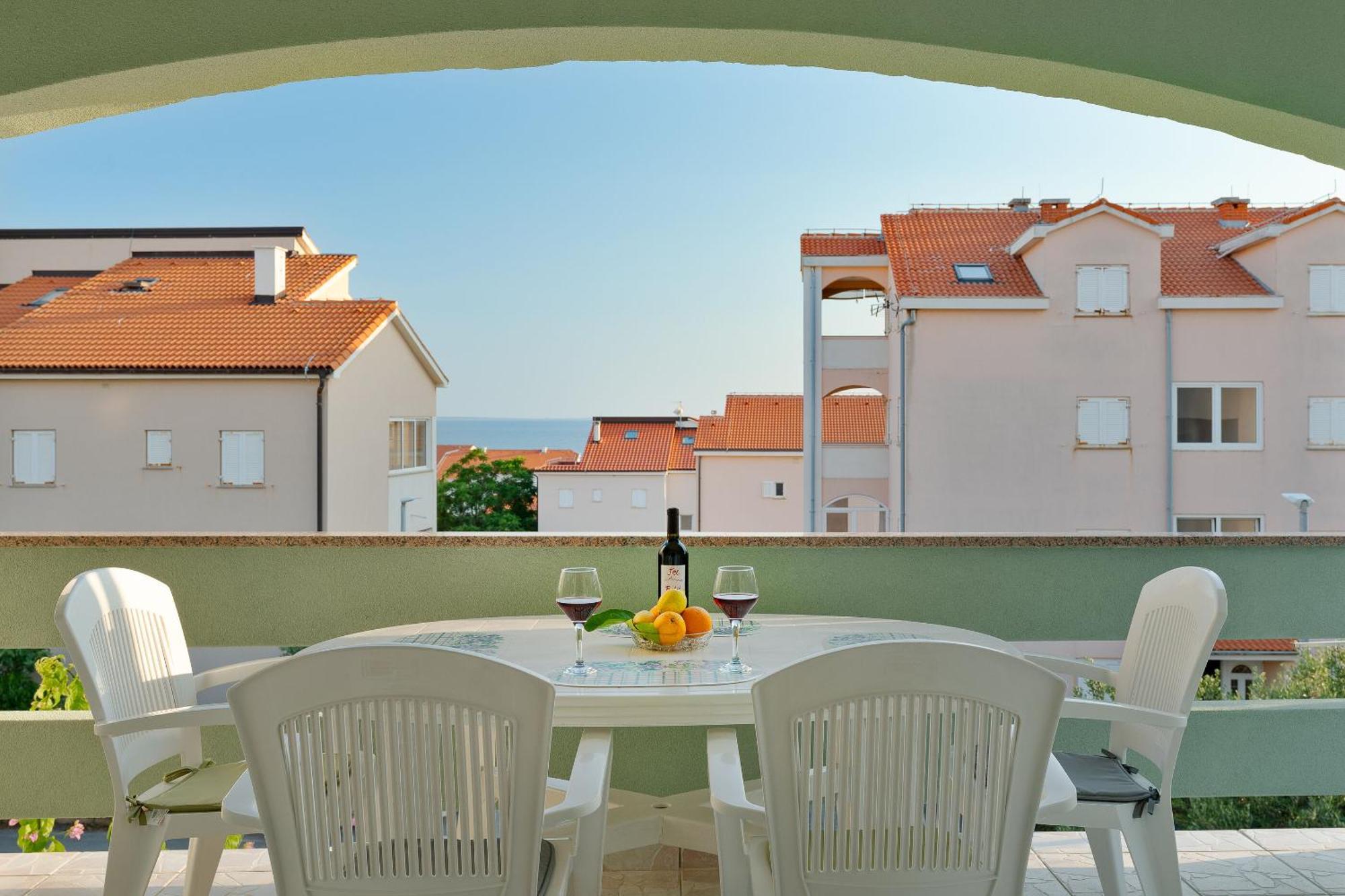 Apartments Jasna Novalja Bagian luar foto